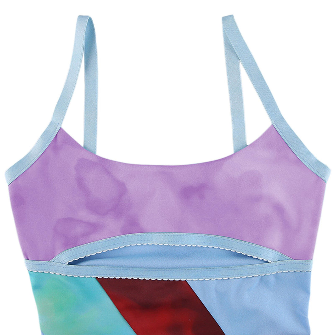 Rainbow Cut Out Mini Dress - Festigal