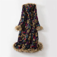 Vintage Style Extra Long Length Autumn and Winter Coat - Festigal