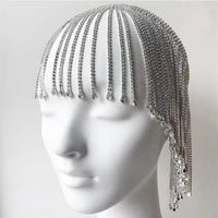 Ethereal Rhinestone Tassel Headband