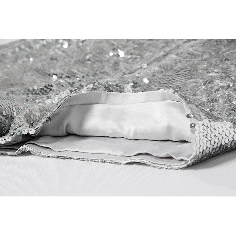 Sequin Zipped Shorts - Festigal