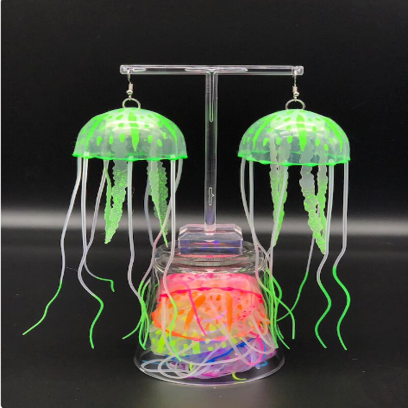 Glow in the Dark Jellyfish Earrings - Festigal