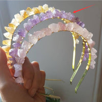 Natural Stone Crystal Headband