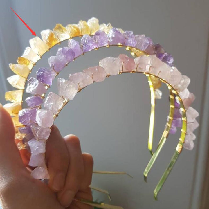 Natural Stone Crystal Headband - Festigal
