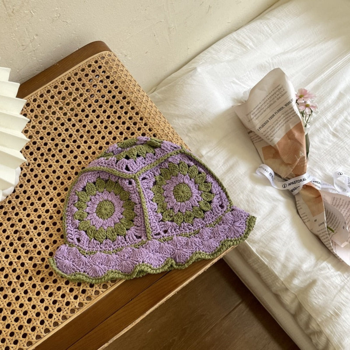 Crochet Flower Bucket Hat - Festigal