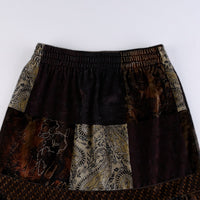 Long Velvet Autumn Skirt