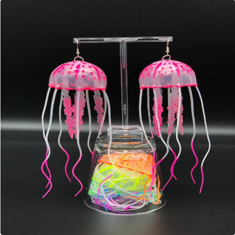 Glow in the Dark Jellyfish Earrings - Festigal