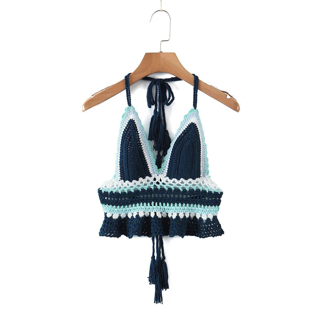 Blue for You Crochet Top and Skirt - Festigal