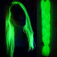 Neon Fluorescent Hair Braid