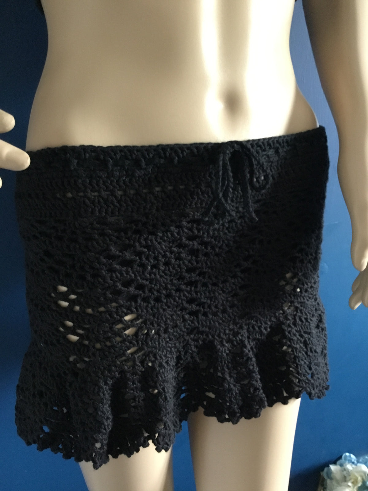 Crochet Handmade Lacey Cotton Skirt