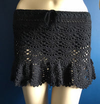 Crochet Handmade Lacey Cotton Skirt - Festigal