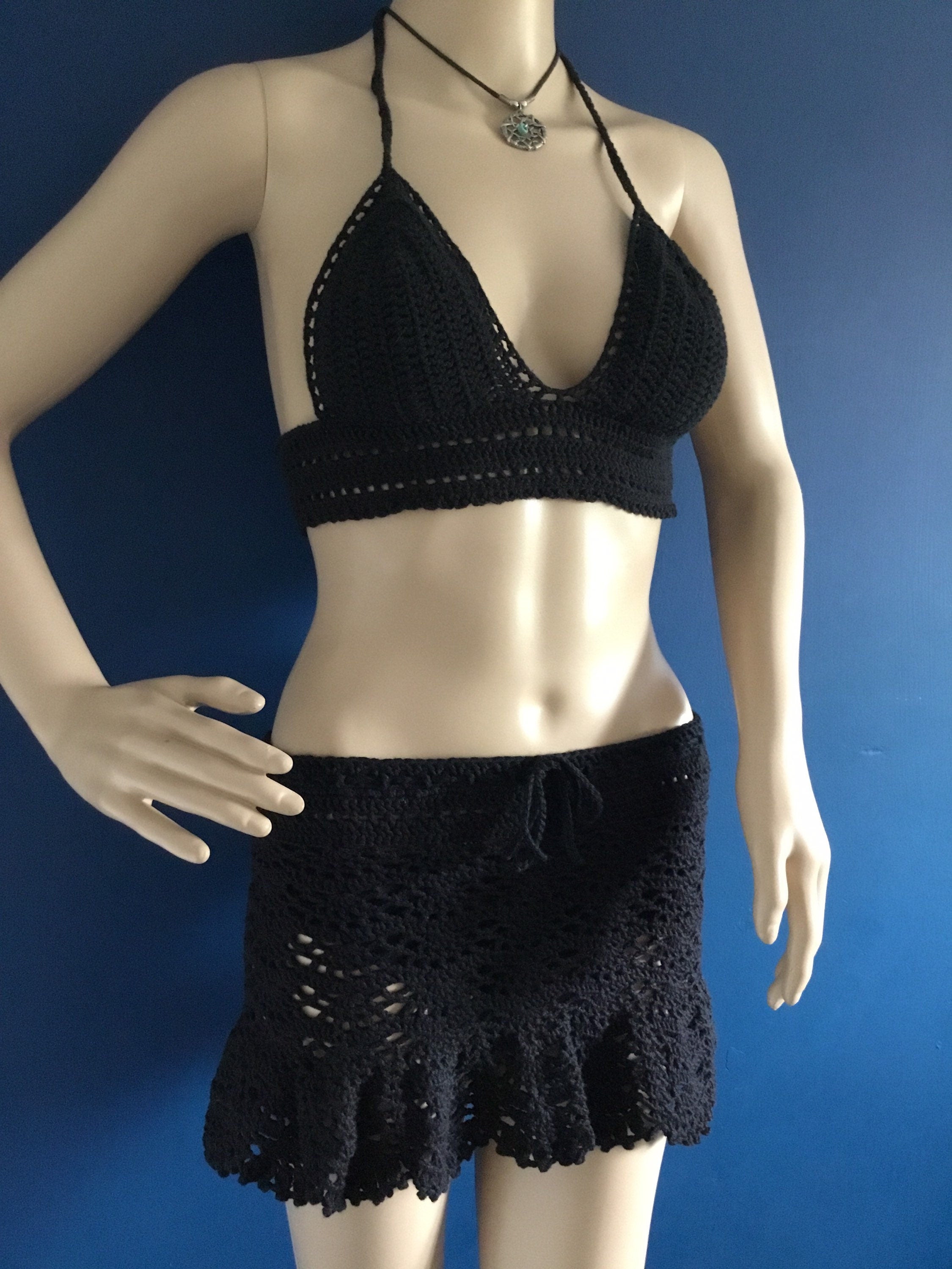 Crochet Handmade Lacey Cotton Skirt - Festigal