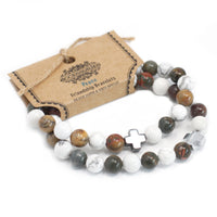 Set of 2 Gemstone Friendship Bracelets - Festigal