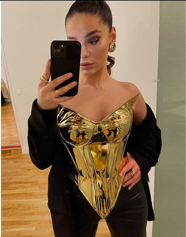 Statement Metallic Corset - Festigal