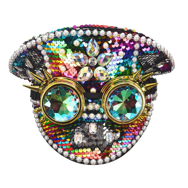 Sequin Steampunk Hat - Festigal