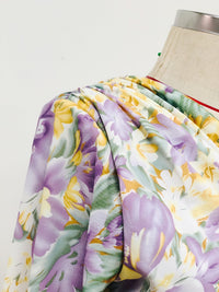 Floral Chain Belt Maxi Dress - Festigal