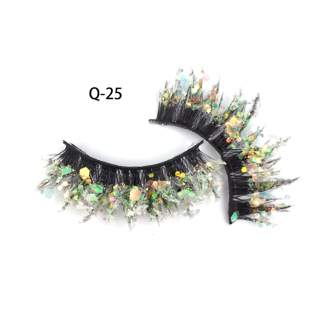 Luminous Sequin False Eye Lashes - Festigal