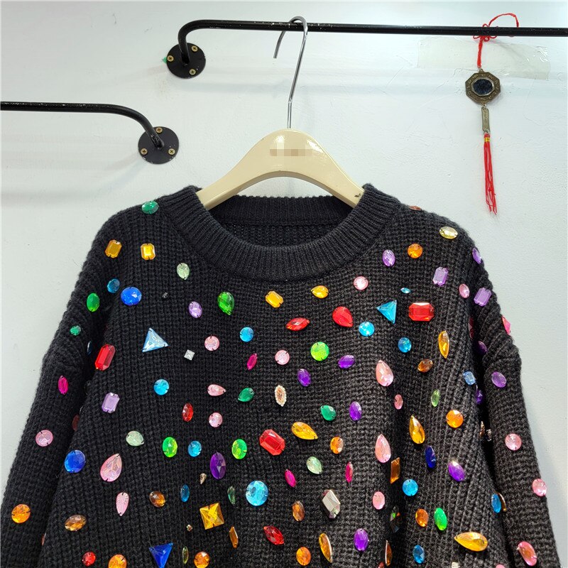 Bejewelled Crop Jumper - Festigal