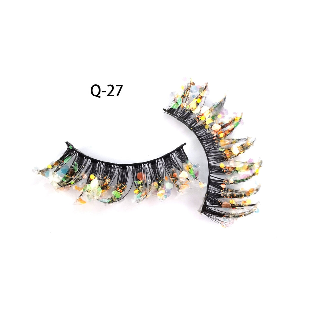 Luminous Sequin False Eye Lashes - Festigal