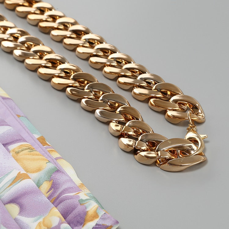 Floral Chain Belt Maxi Dress - Festigal