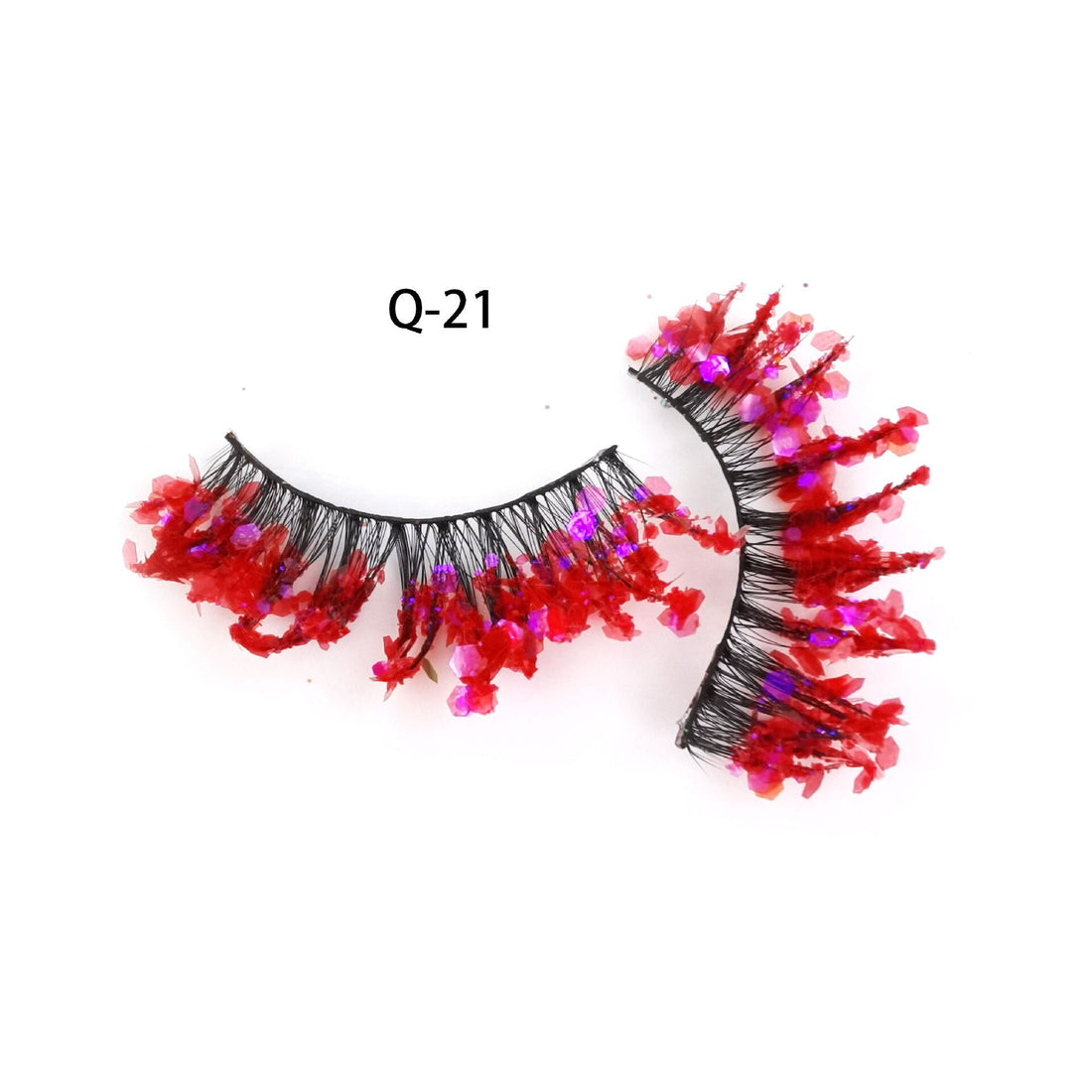 Luminous Sequin False Eye Lashes - Festigal