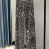 Wide Leg Sequin Pants - Festigal