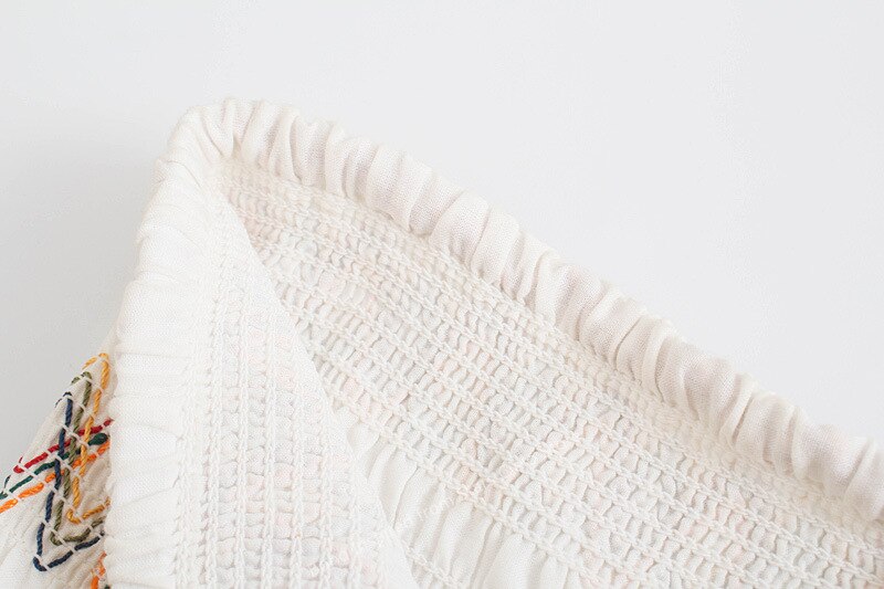 Boho Embroidered Floral Two Piece - Festigal