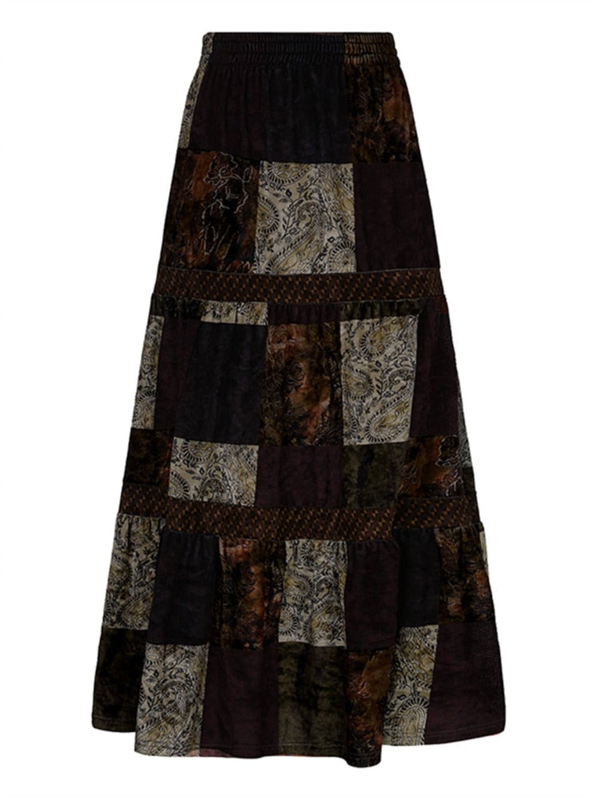 Long Velvet Autumn Skirt - Festigal