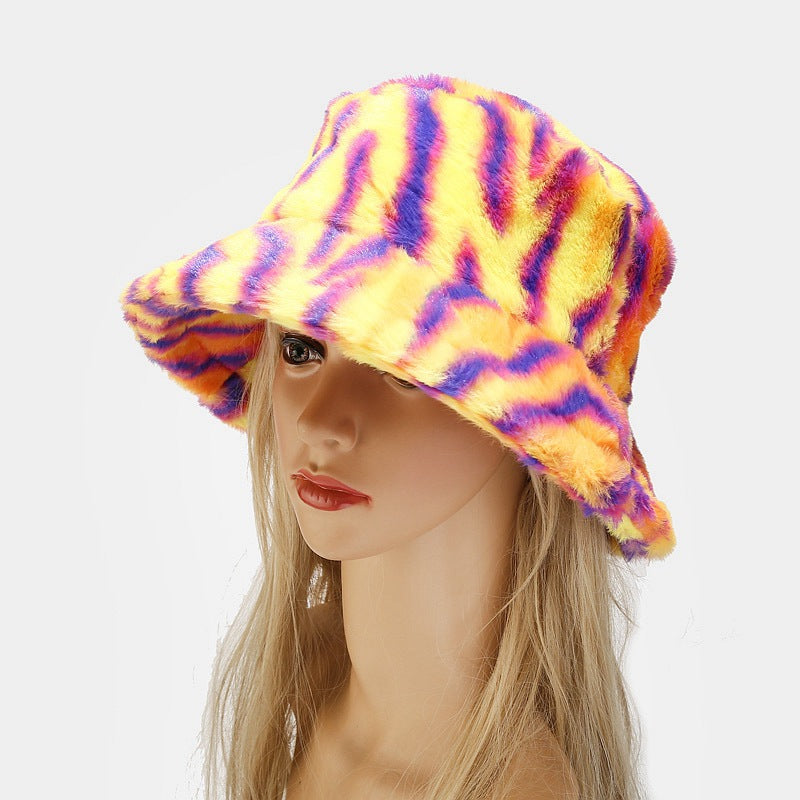 Faux Fur Festival Bucket Hat - Festigal