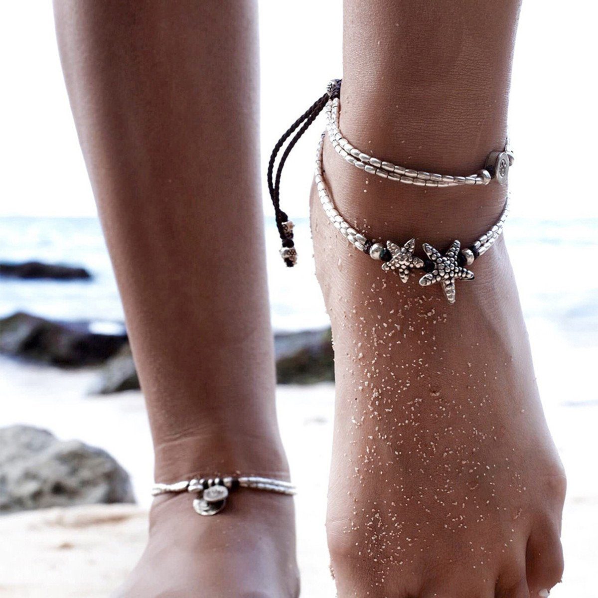 Starfish & Ohm Summer Anklet - Floral Fawna