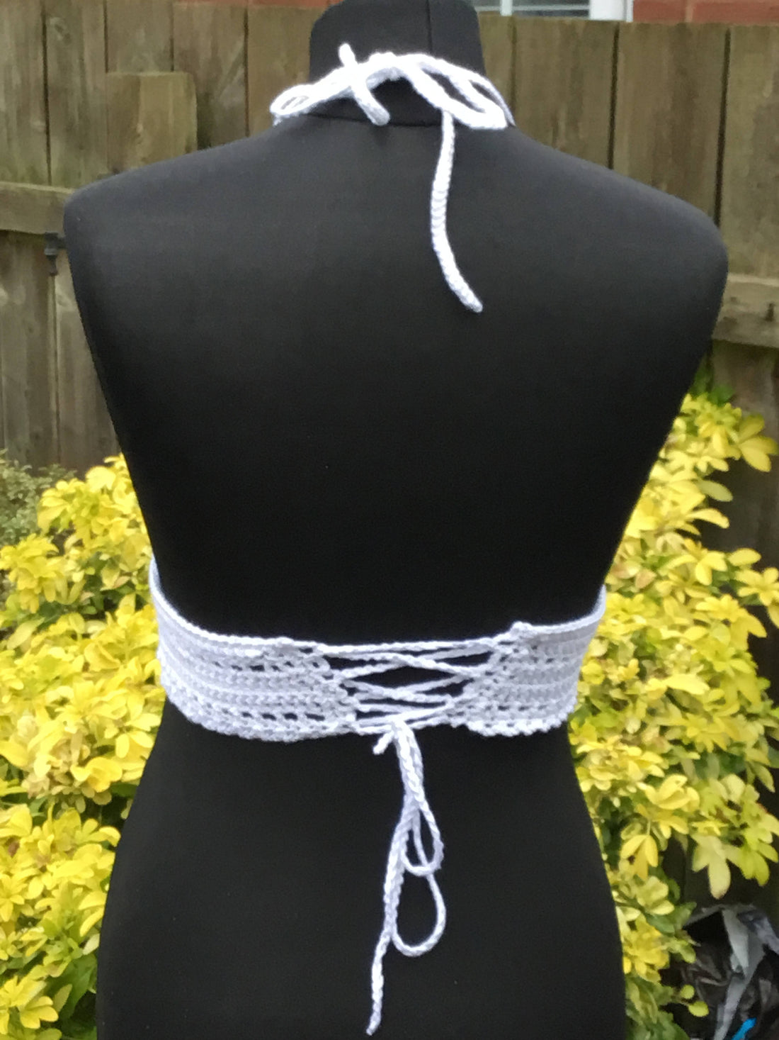 Handmade Crochet Bralette Halter Top - Festigal