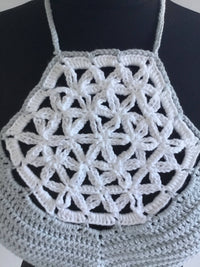 Handmade Crochet Festival Halter Top - Festigal