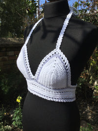 Crochet Bralette Top (padding optional)