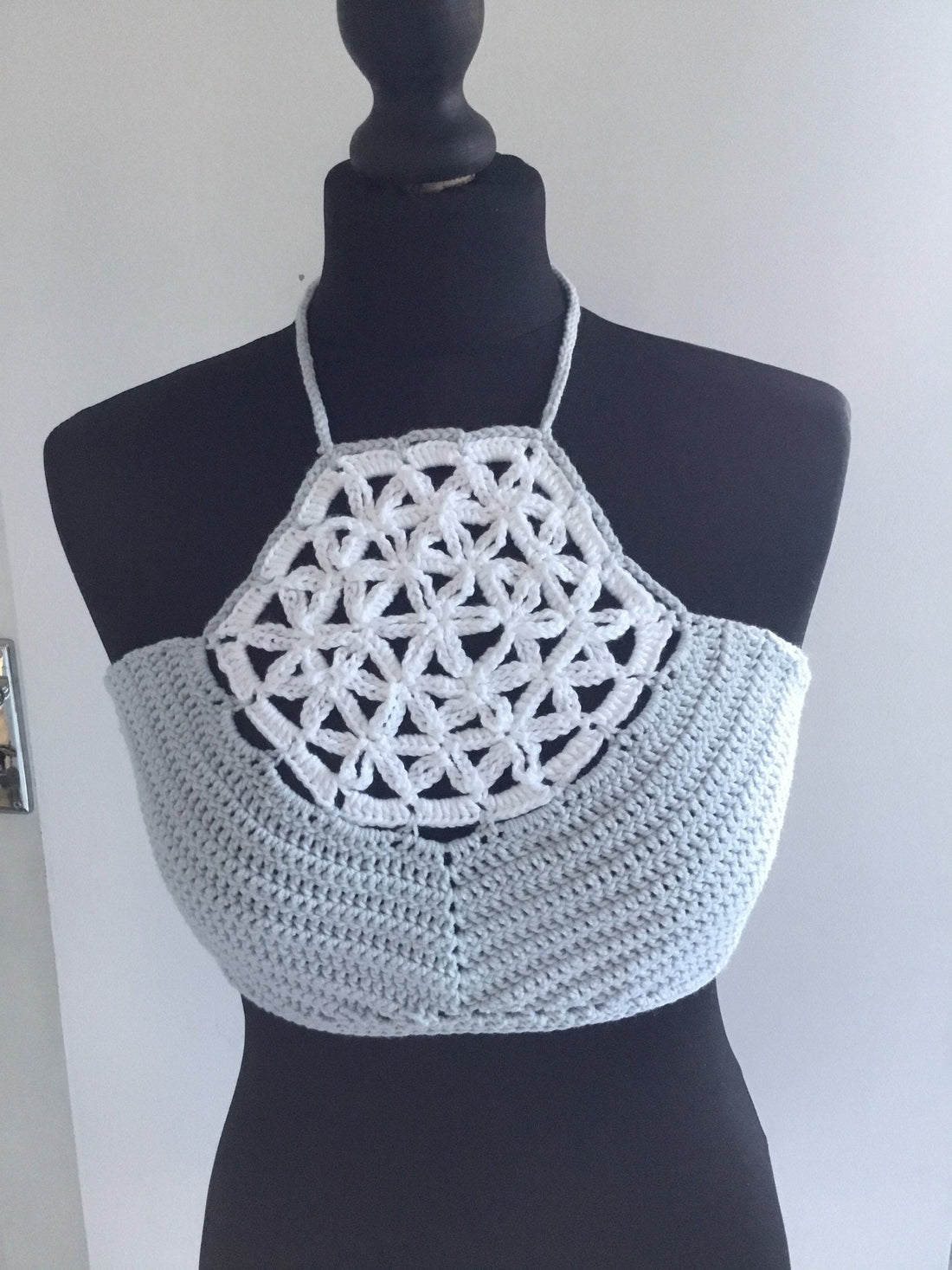 Crochet Festival Halter Top - Handmade - Festigal
