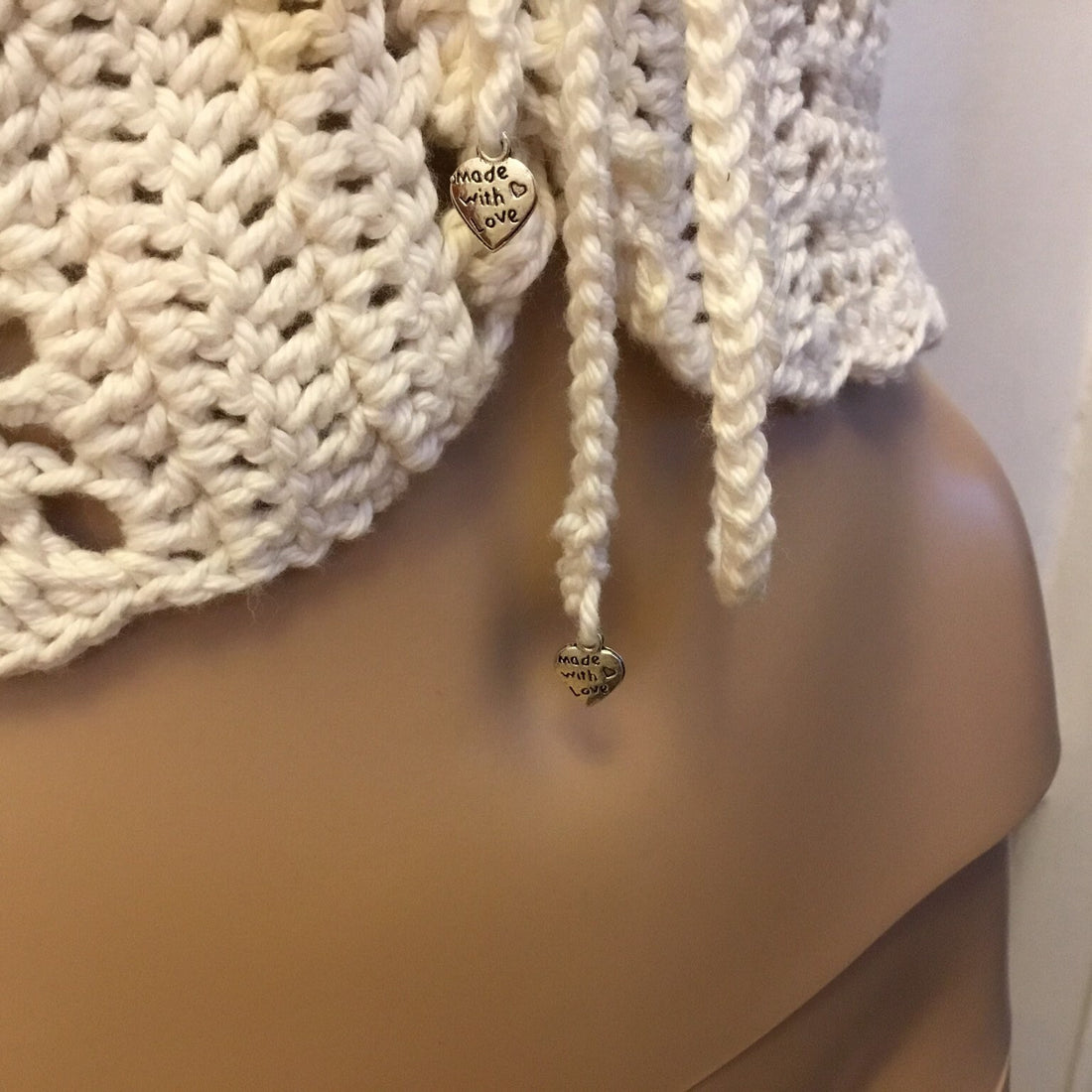 Crochet Crop Top Basque design - Festigal