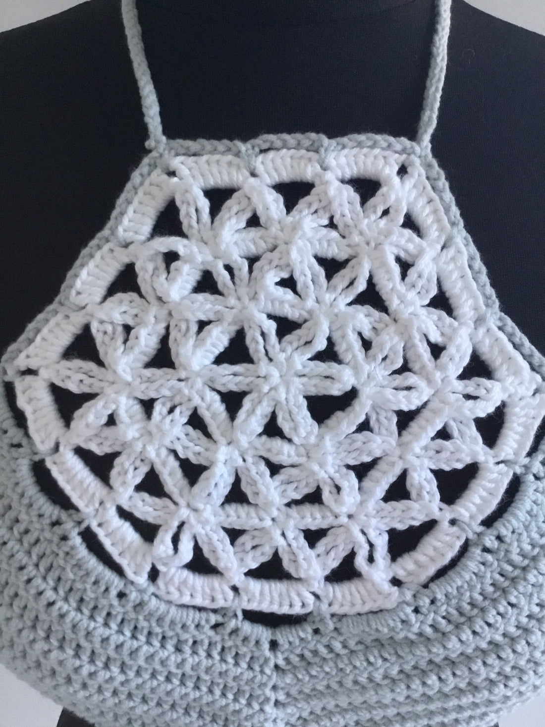 Crochet Festival Halter Top - Handmade - Festigal