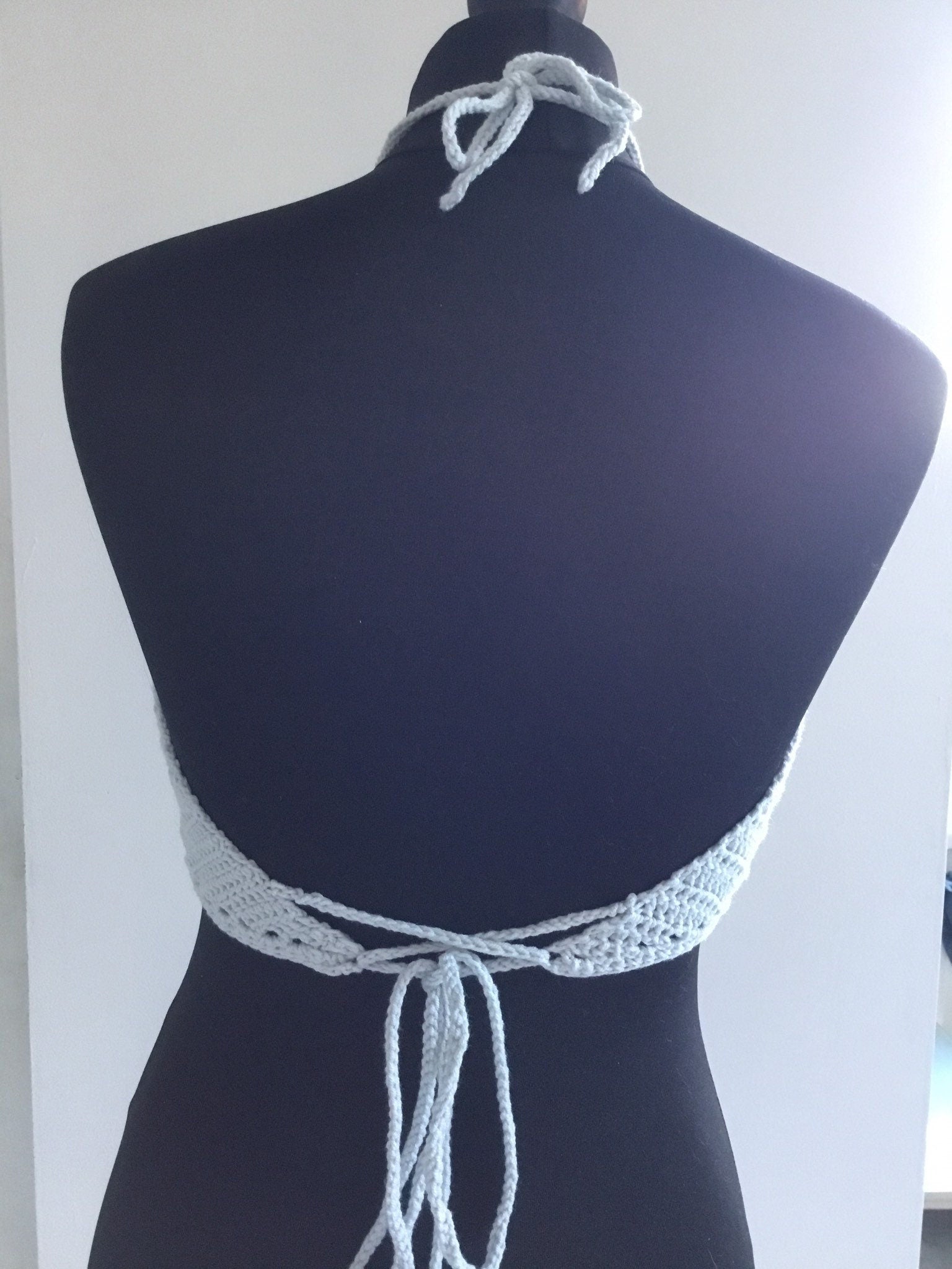 Crochet Festival Halter Top - Handmade - Festigal