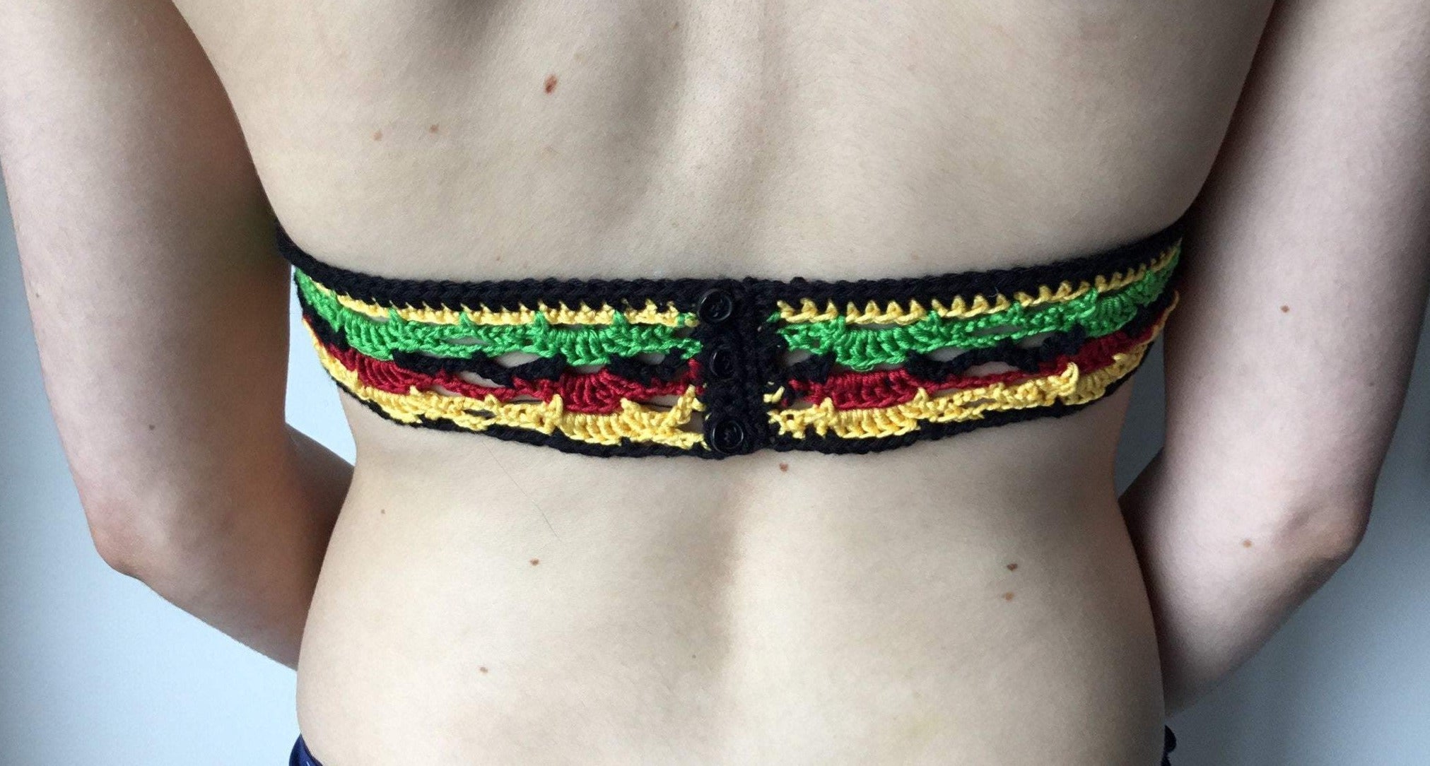 Rasta bralette clearance