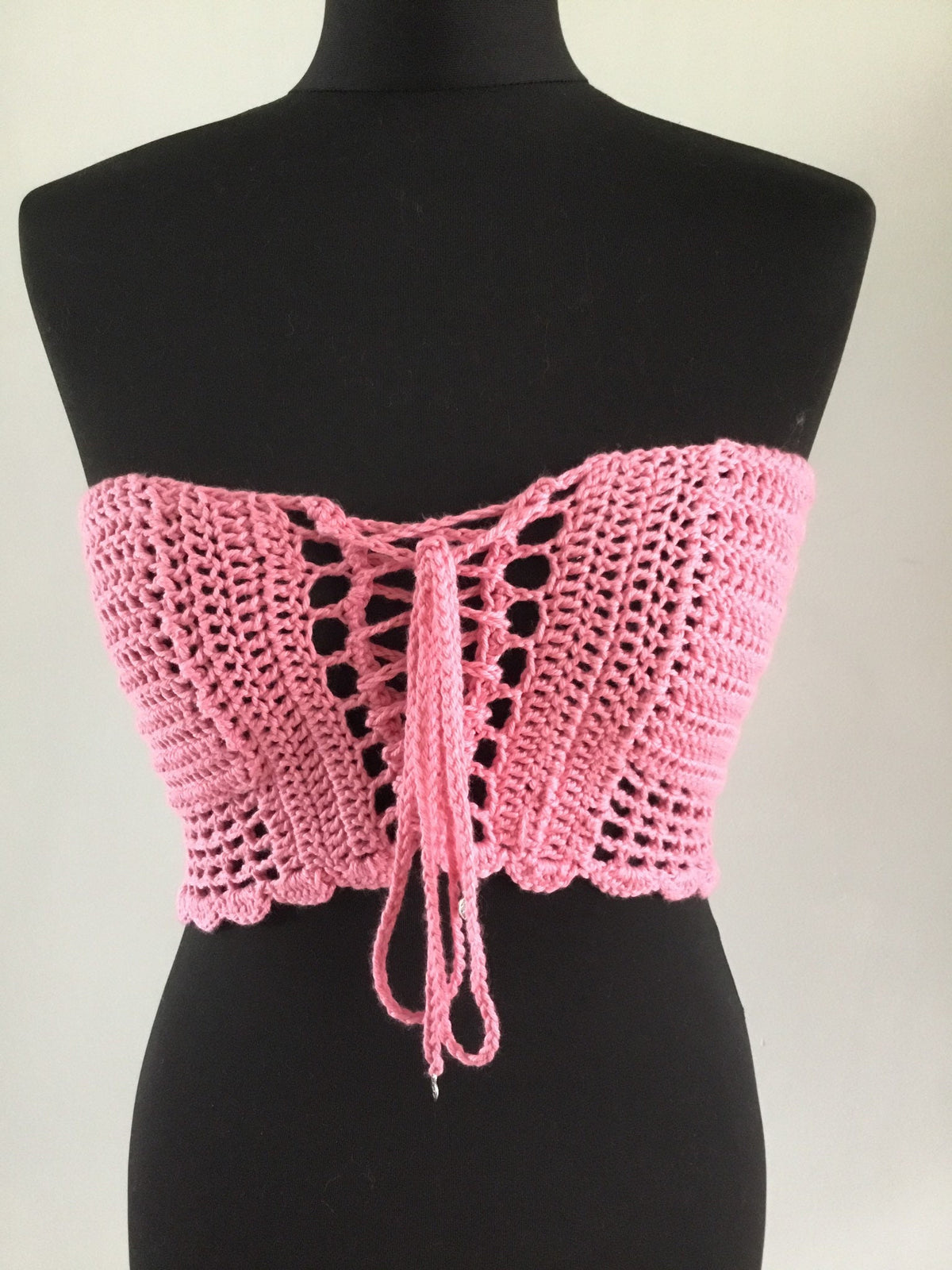 Crochet Crop Top Basque design