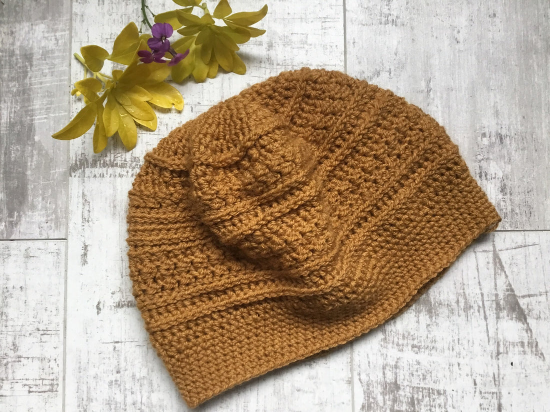 Handmade Crochet Bisque Beanie - Festigal