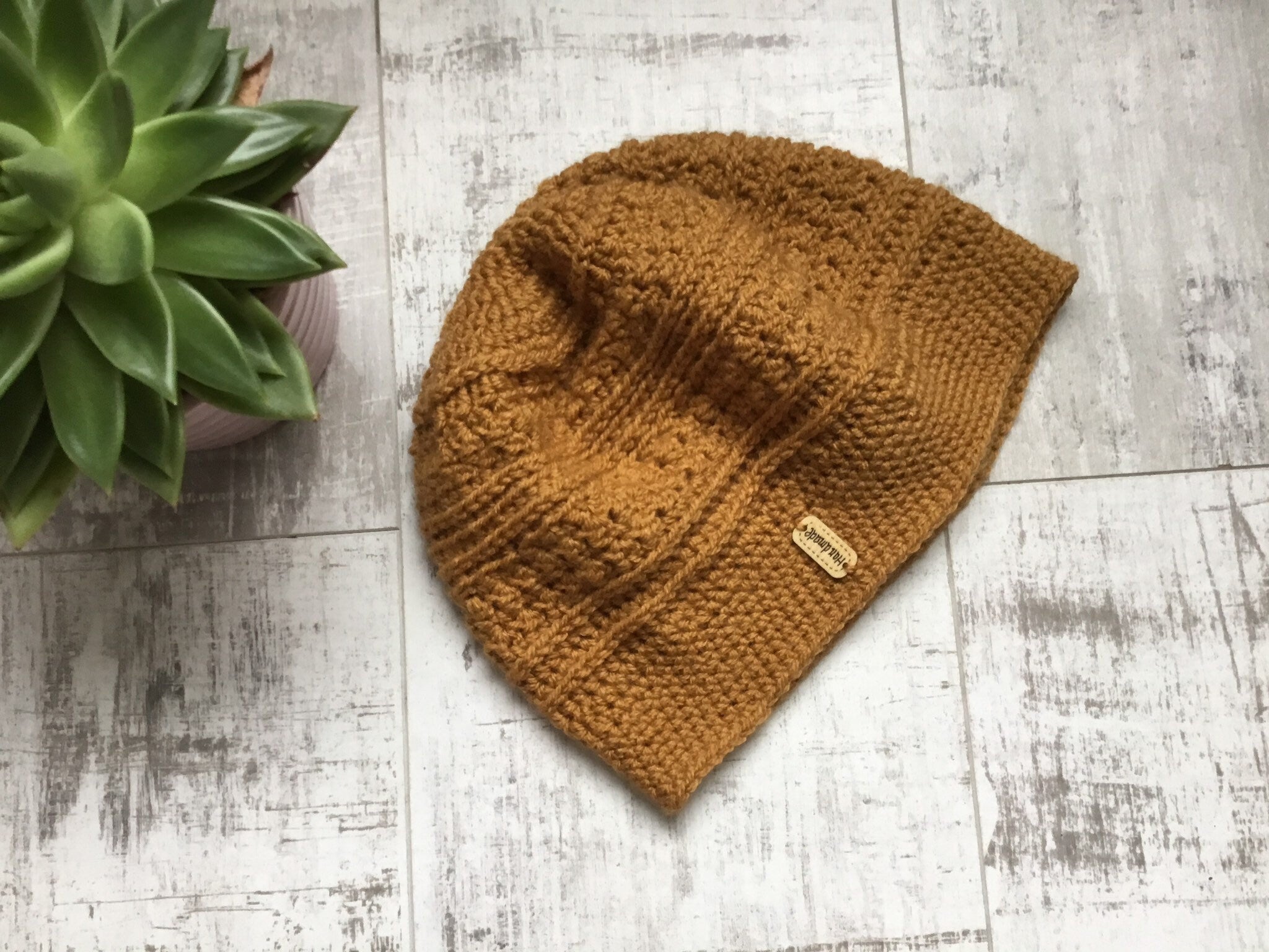 Handmade Crochet Bisque Beanie - Festigal