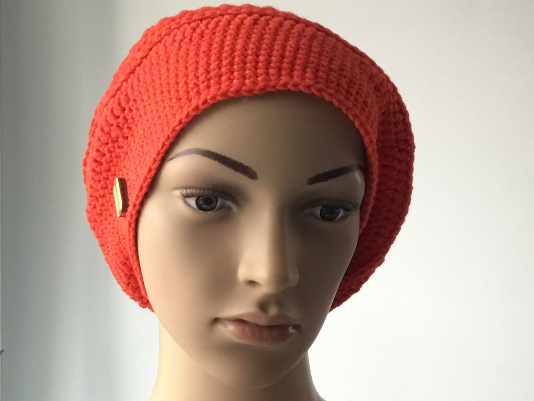 Handmade Slouchy Beanie with Handmade Label - Festigal