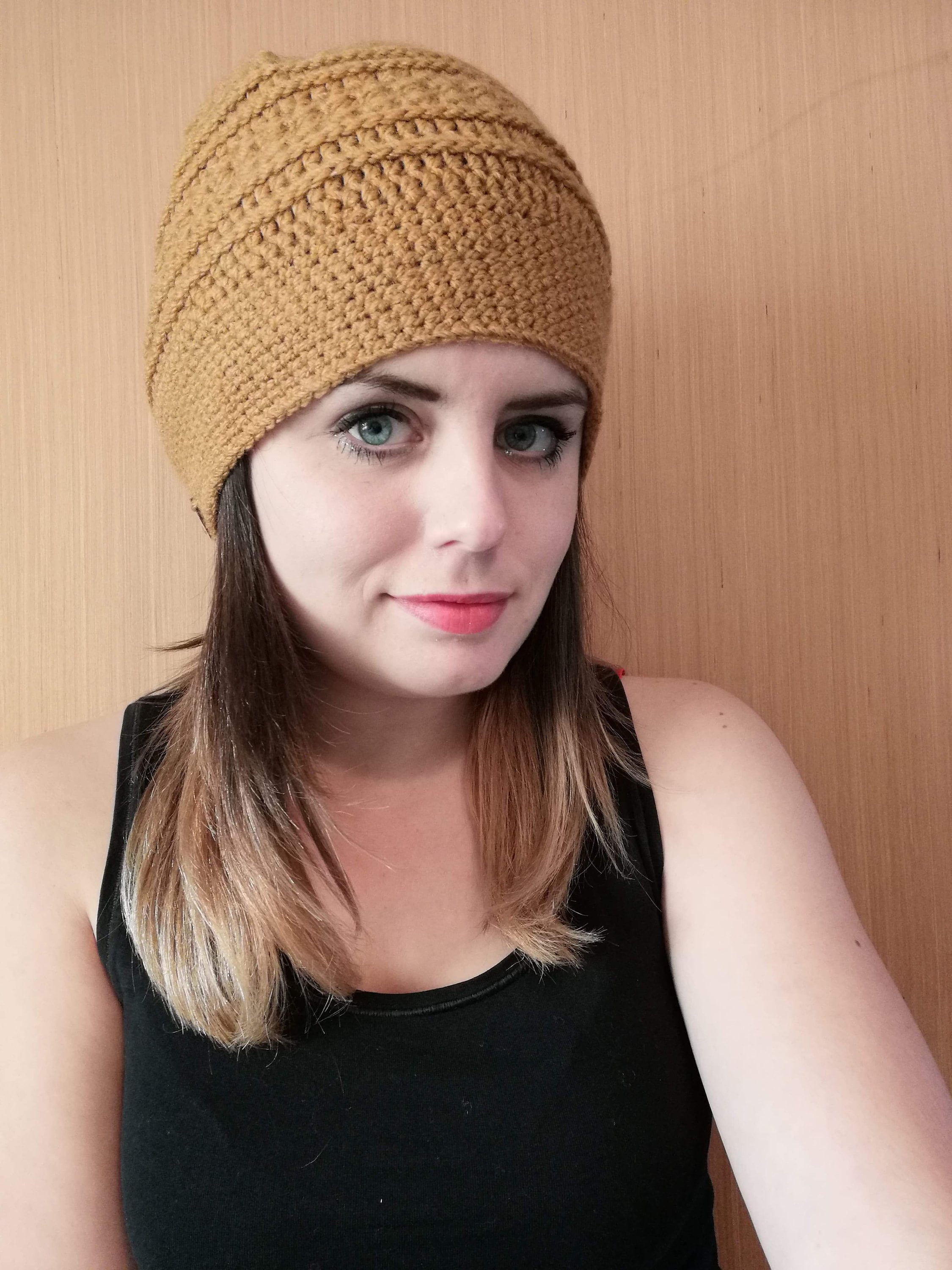 Handmade Crochet Bisque Beanie - Festigal
