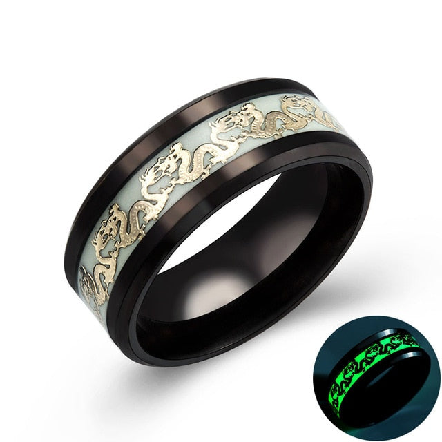 Ancient Magic Glow In The Dark Ring - Floral Fawna