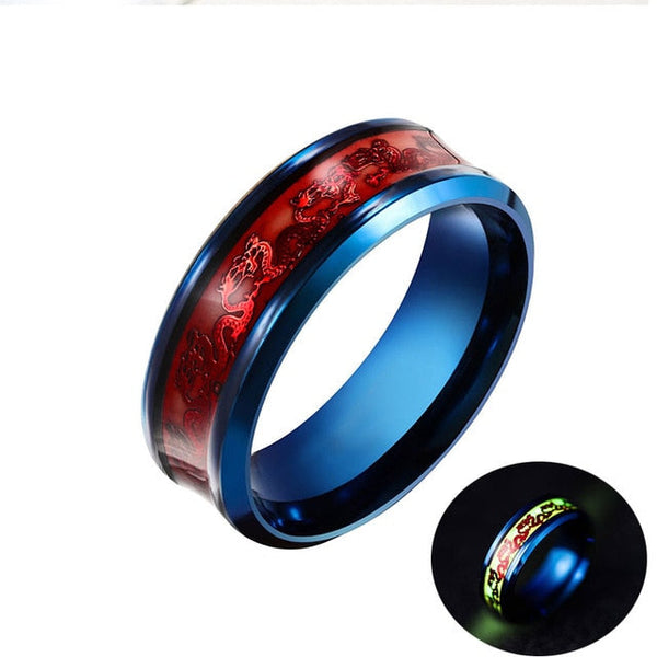Ancient Magic Glow In The Dark Ring - Floral Fawna