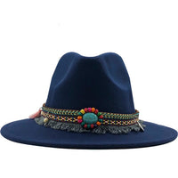 Wide Brim Fedora Hat - Festigal
