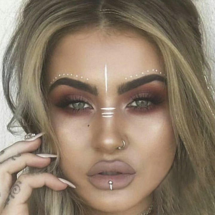 Gold and Silver Tattoo Makeup Stickers - Festigal