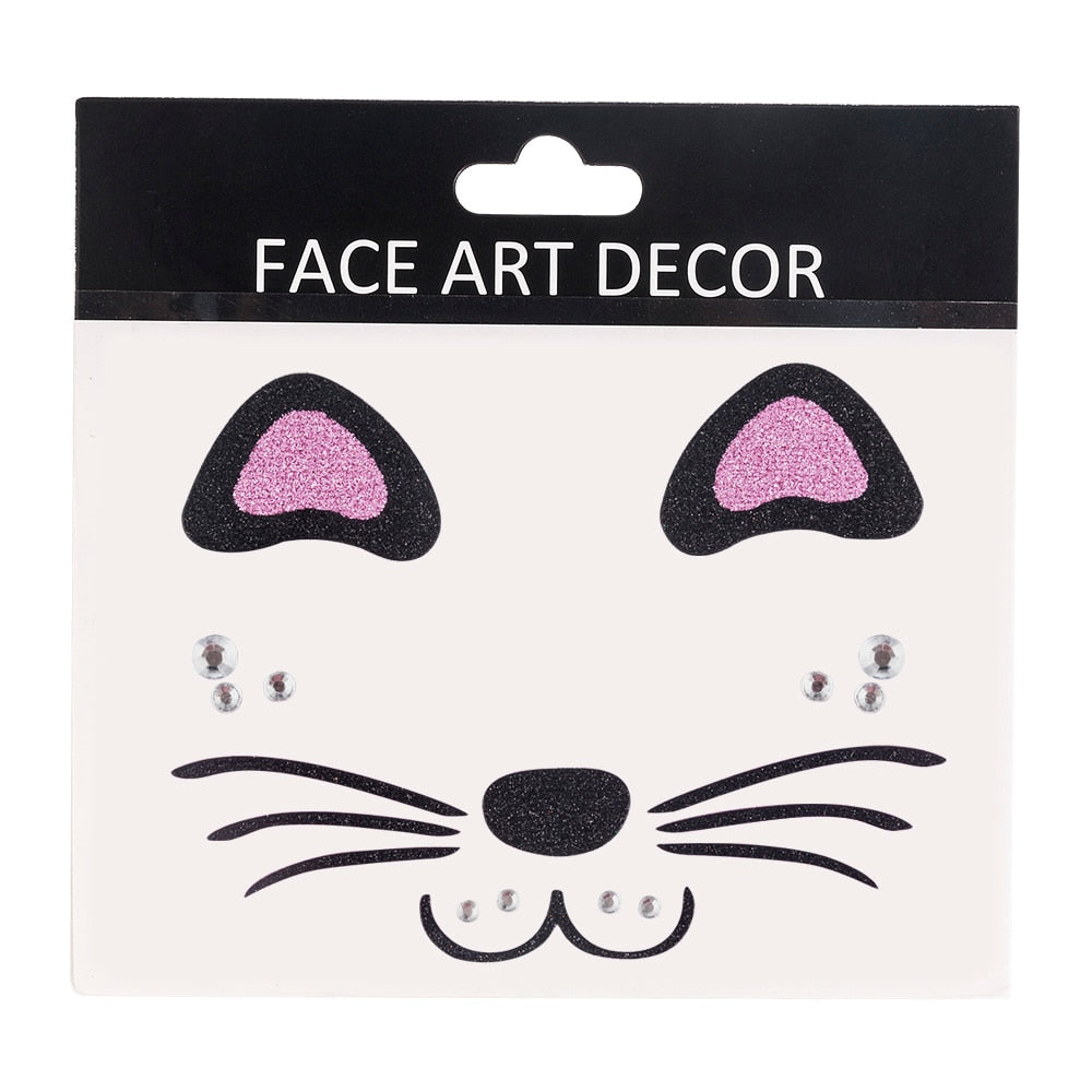 Gold and Silver Tattoo Makeup Stickers - Festigal