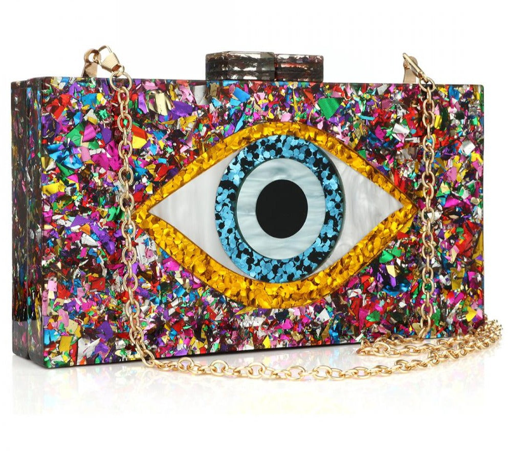 Sparkling Eye Clutch Bag - Festigal
