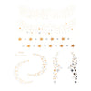 Gold and Silver Tattoo Makeup Stickers - Festigal