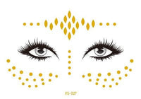 Gold and Silver Tattoo Makeup Stickers
